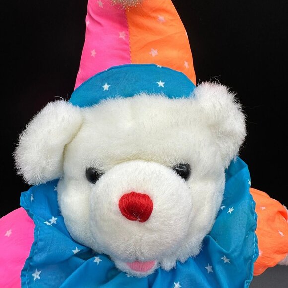 Vintage Teddy Bear Glow in the Dark House of Lloyd 1992 Chuckles the Glow Clown - Picture 5 of 10